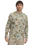 UA Fish Elite Printed Men's Hoodie - Brown