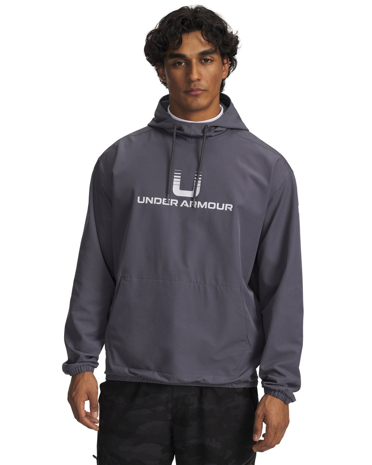 UA Unstoppable Woven Men's Hoodie - Gray