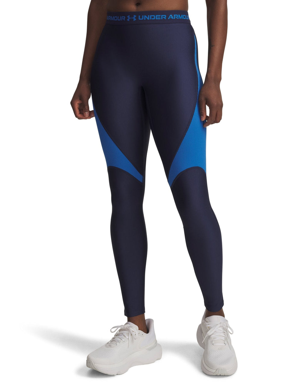 HeatGear® Rib Women's Leggings - Blue
