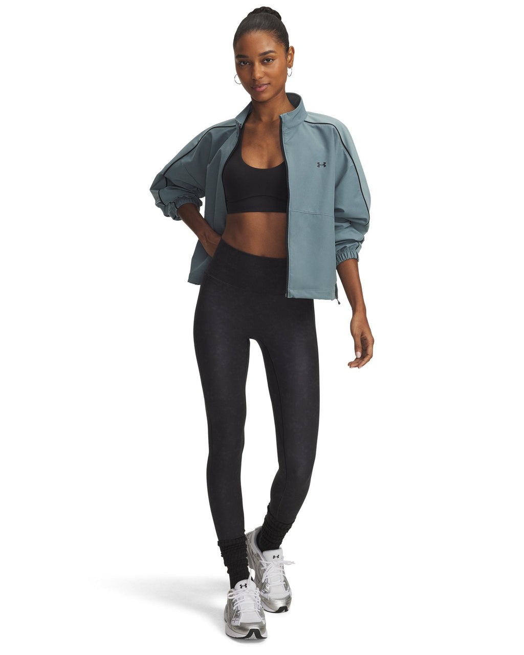UA Meridian Suede Effect Women's Ankle Leggings - Brown