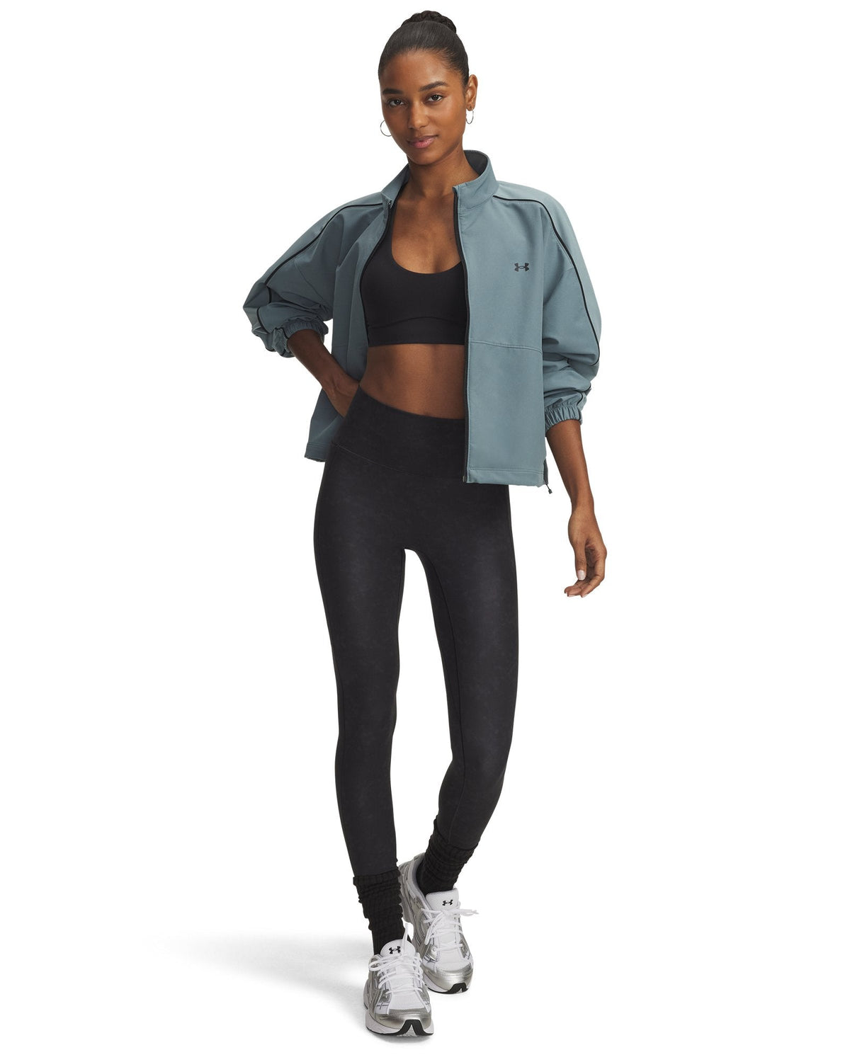 UA Meridian Suede Effect Women's Ankle Leggings - Brown