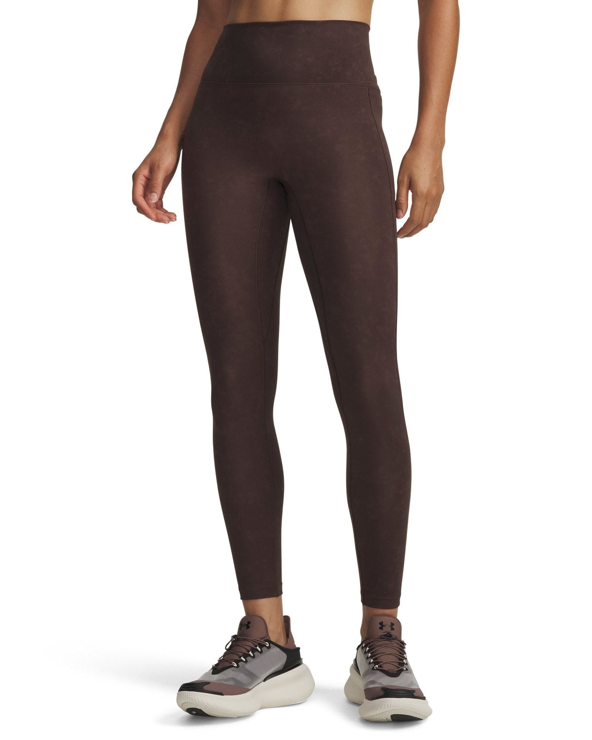 UA Meridian Suede Effect Women's Ankle Leggings - Brown
