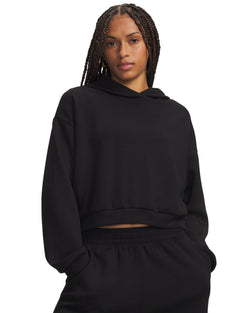 UA Meridian Lounge Women's Crop Hoodie - Black