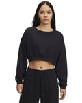 UA Meridian Lounge Women's Crop Crew - Black