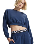 UA Meridian Lounge Women's Crop Crew - Blue