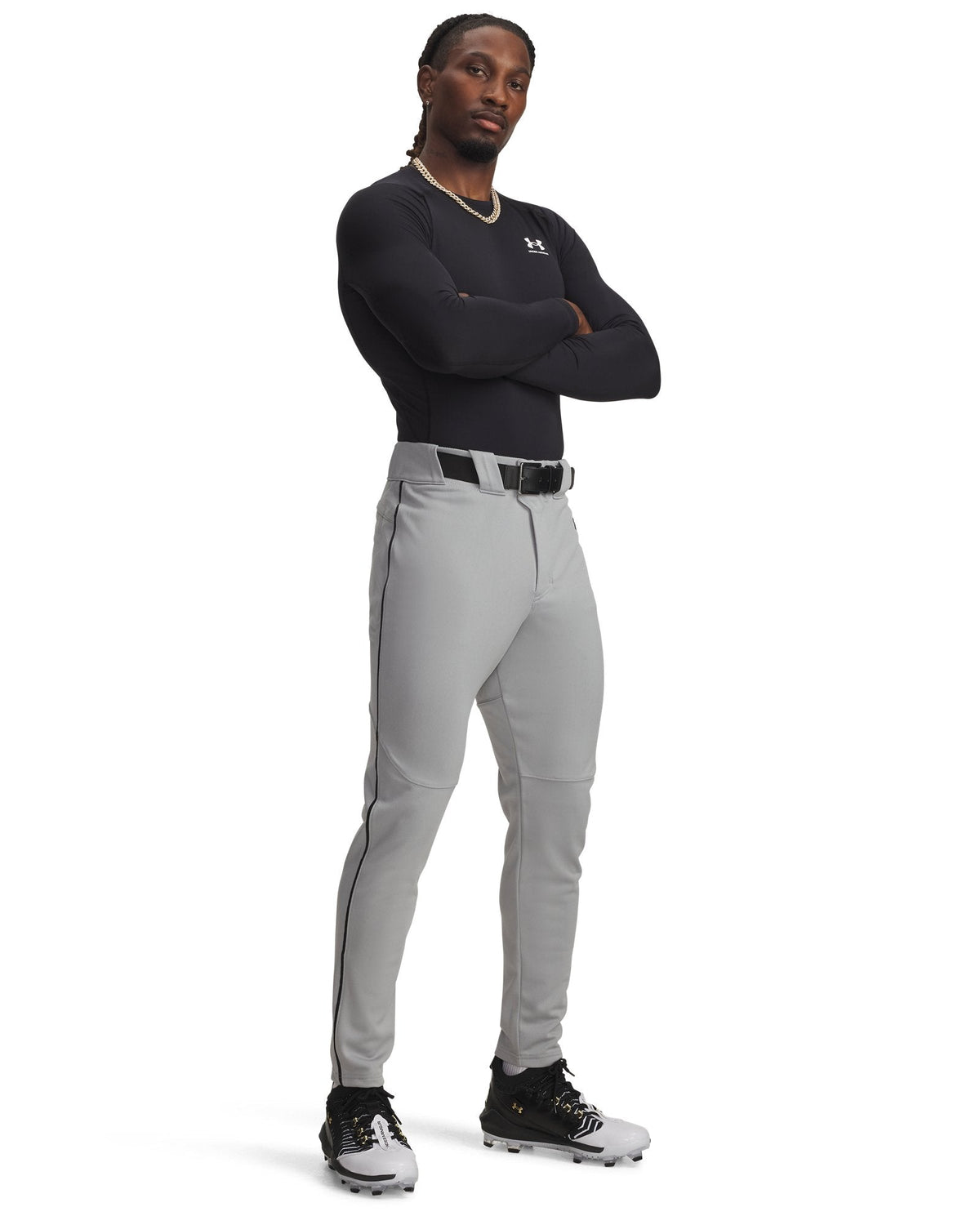 UA Utility Pro Piped Men's Tapered Pants - Gray