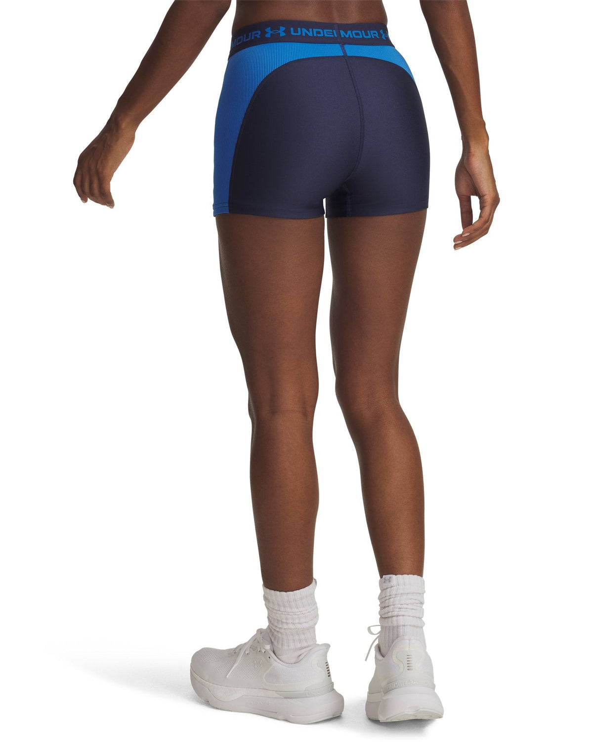 HeatGear® Rib Shorty Women's 3" Shorts - Blue