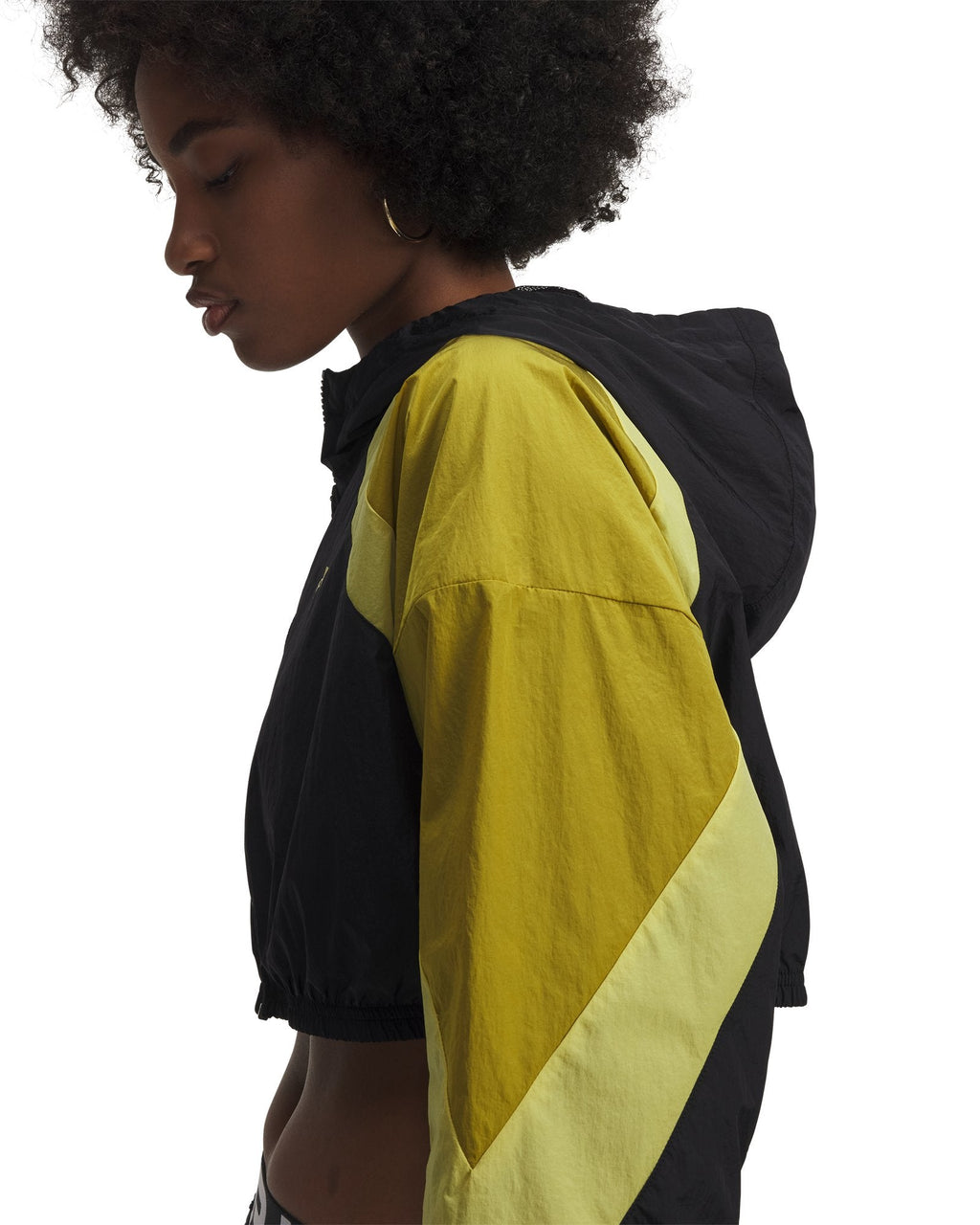 UA Icon Crinkle Women's Crop Jacket - Black