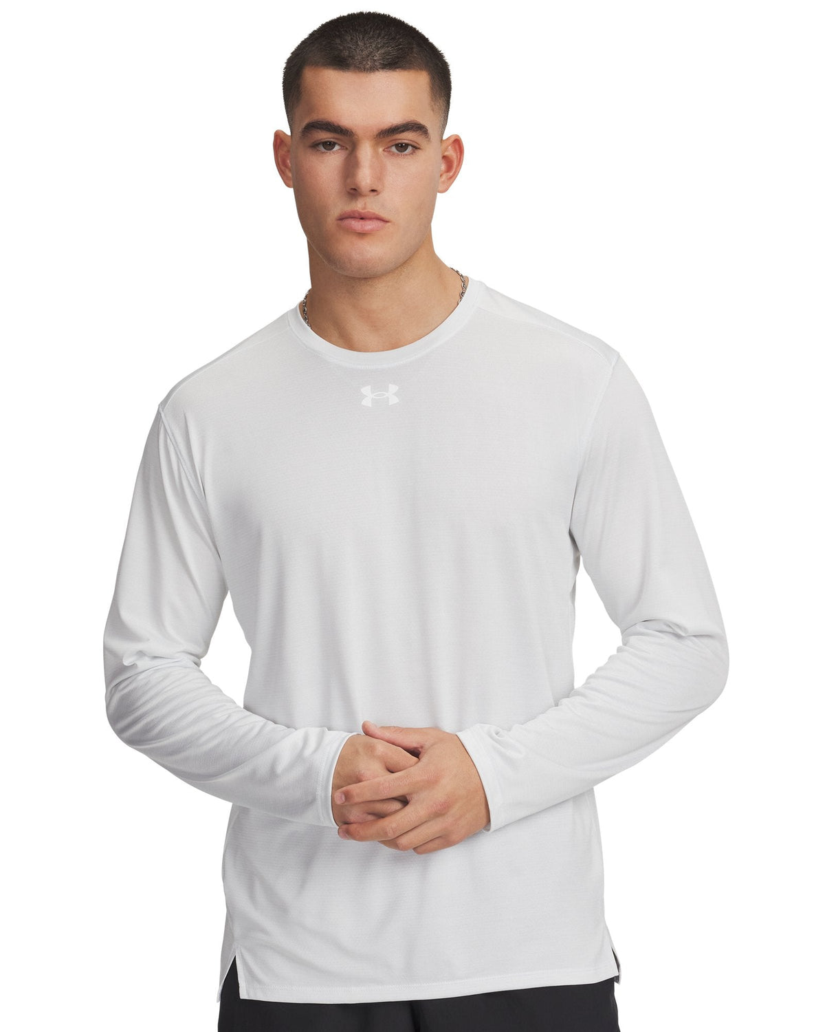 UA Tech™ Vent Team Men's Long Sleeve - White