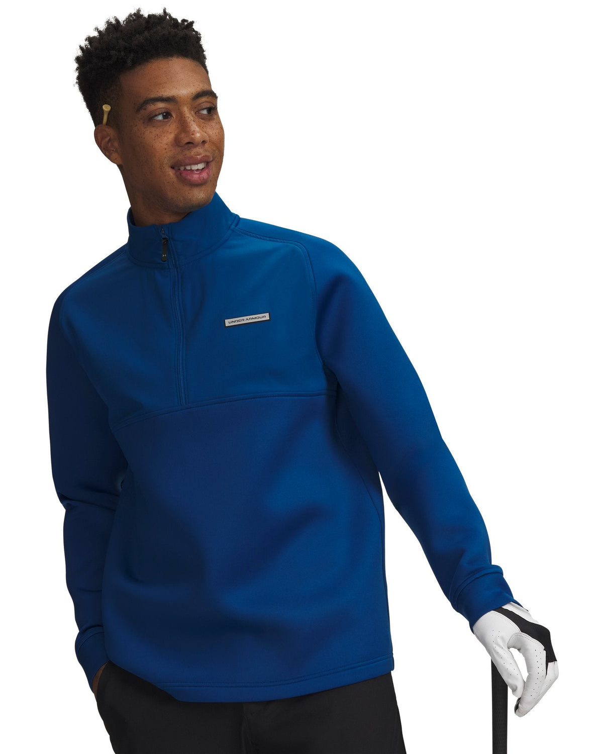 UA Drive Pro Hybrid Men's ½ Zip - Black
