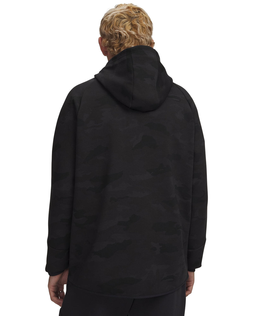 UA Unstoppable Fleece Camo Men's Full Zip - Black