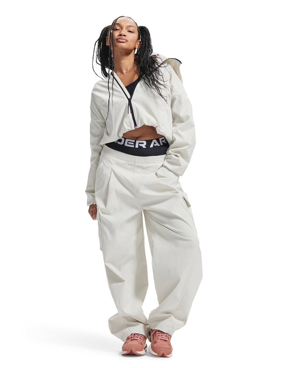 UA Unstoppable Woven Ripstop Women's Jacket - White