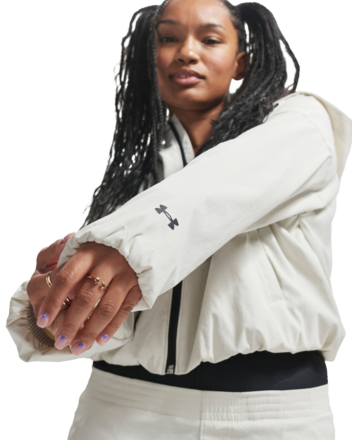 UA Unstoppable Woven Ripstop Women's Jacket - White