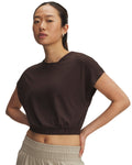 UA Motion Bubble Hem Women's Short Sleeve - Brown