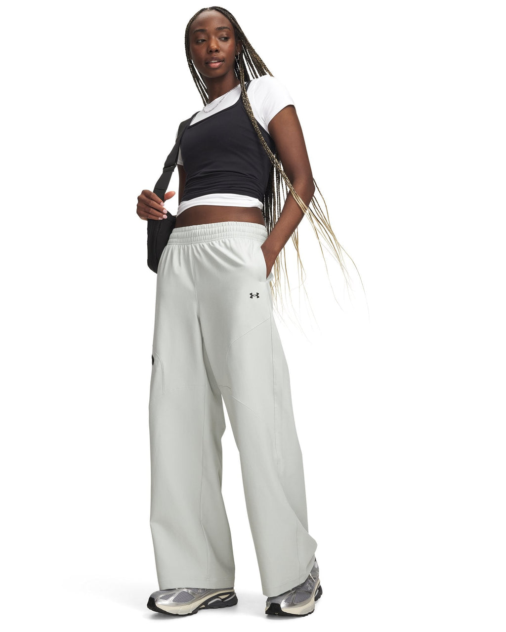 UA Sportswear Woven Women's Wide Leg Pants - Green