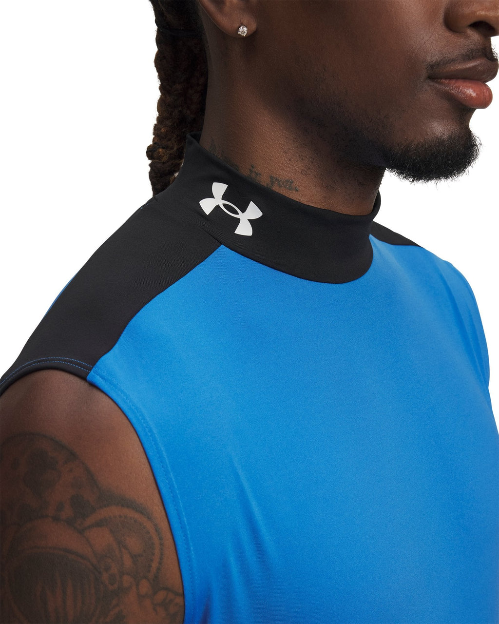 HeatGear® Wordmark Men's Sleeveless - Blue