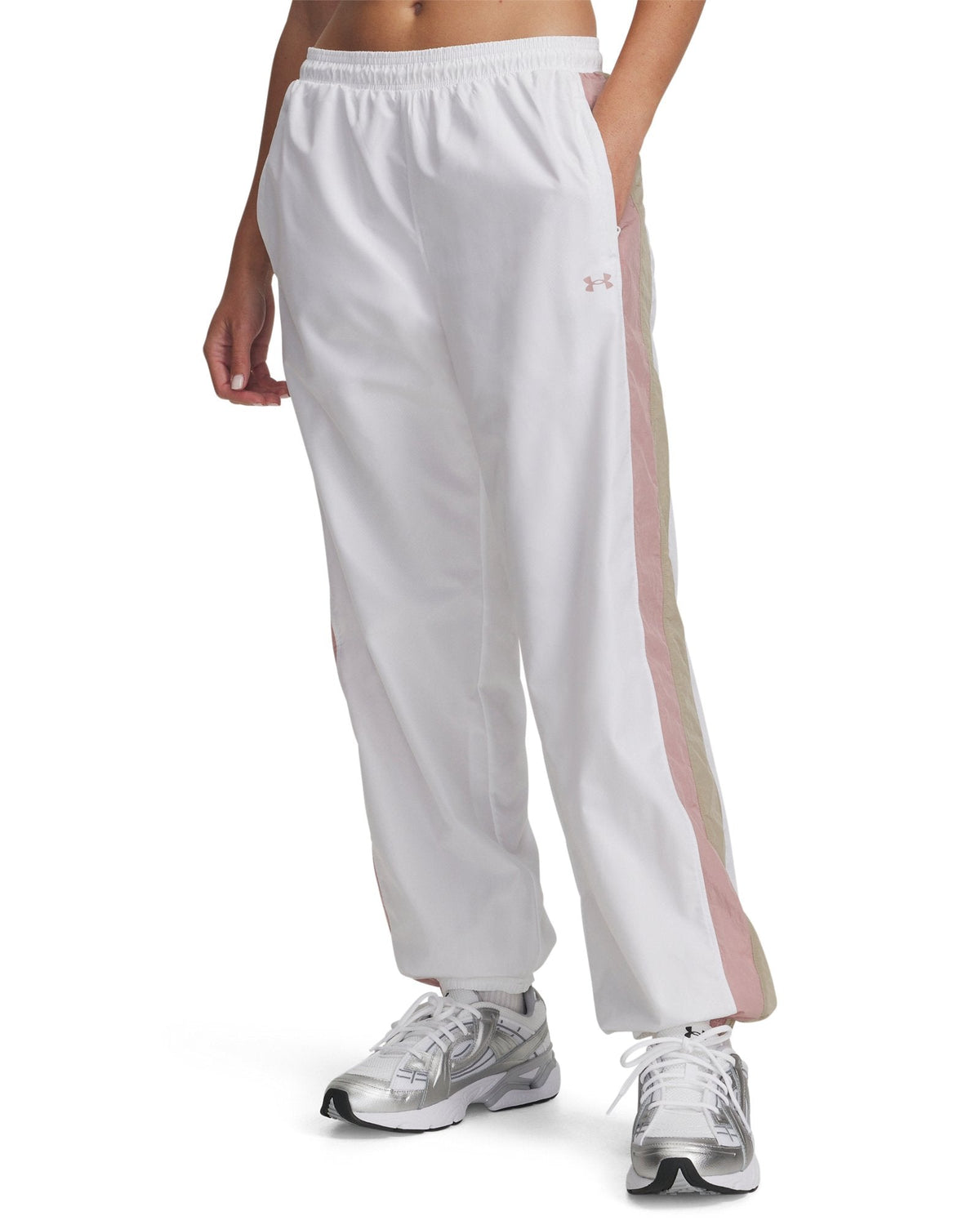 UA Icon Crinkle Women's Pants - White