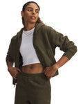 UA High Pile Fleece Women's Jacket - Green