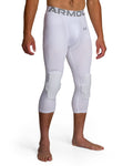 UA Gameday Armour Men's 2-Pad ¾ Tights - White