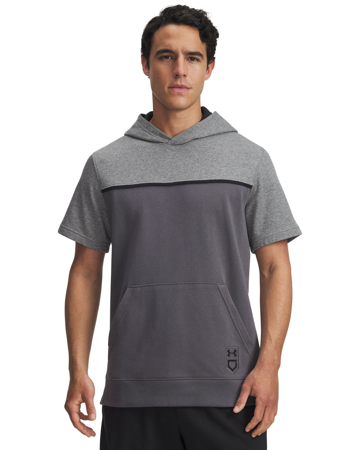 UA Utility Men's Short Sleeve Hoodie - Gray