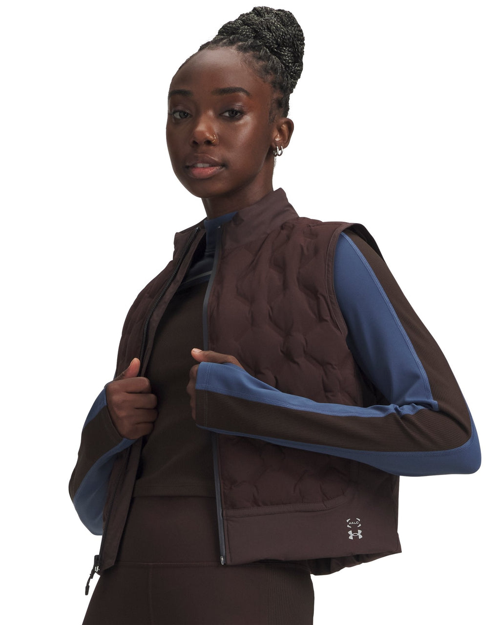UA HB Cold Weather Women's Vest - Brown