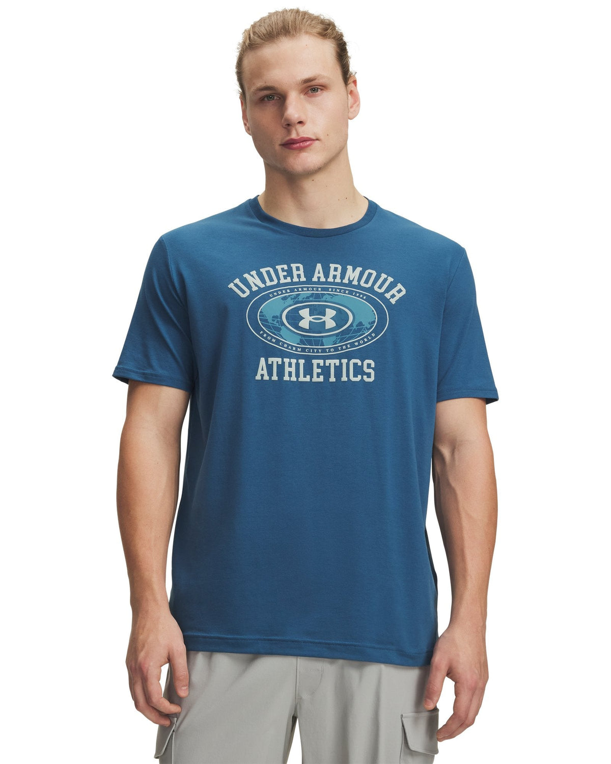 UA Armour Globe Men's Short Sleeve - Blue