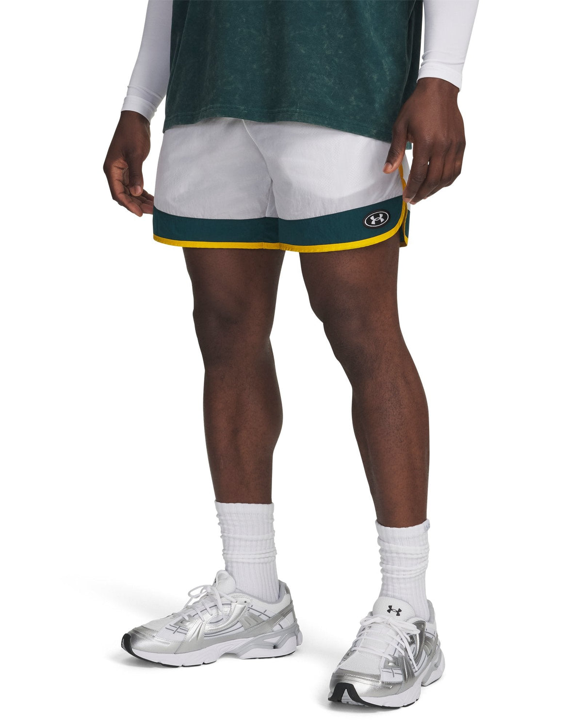UA Icon Woven Track Men's Shorts - White