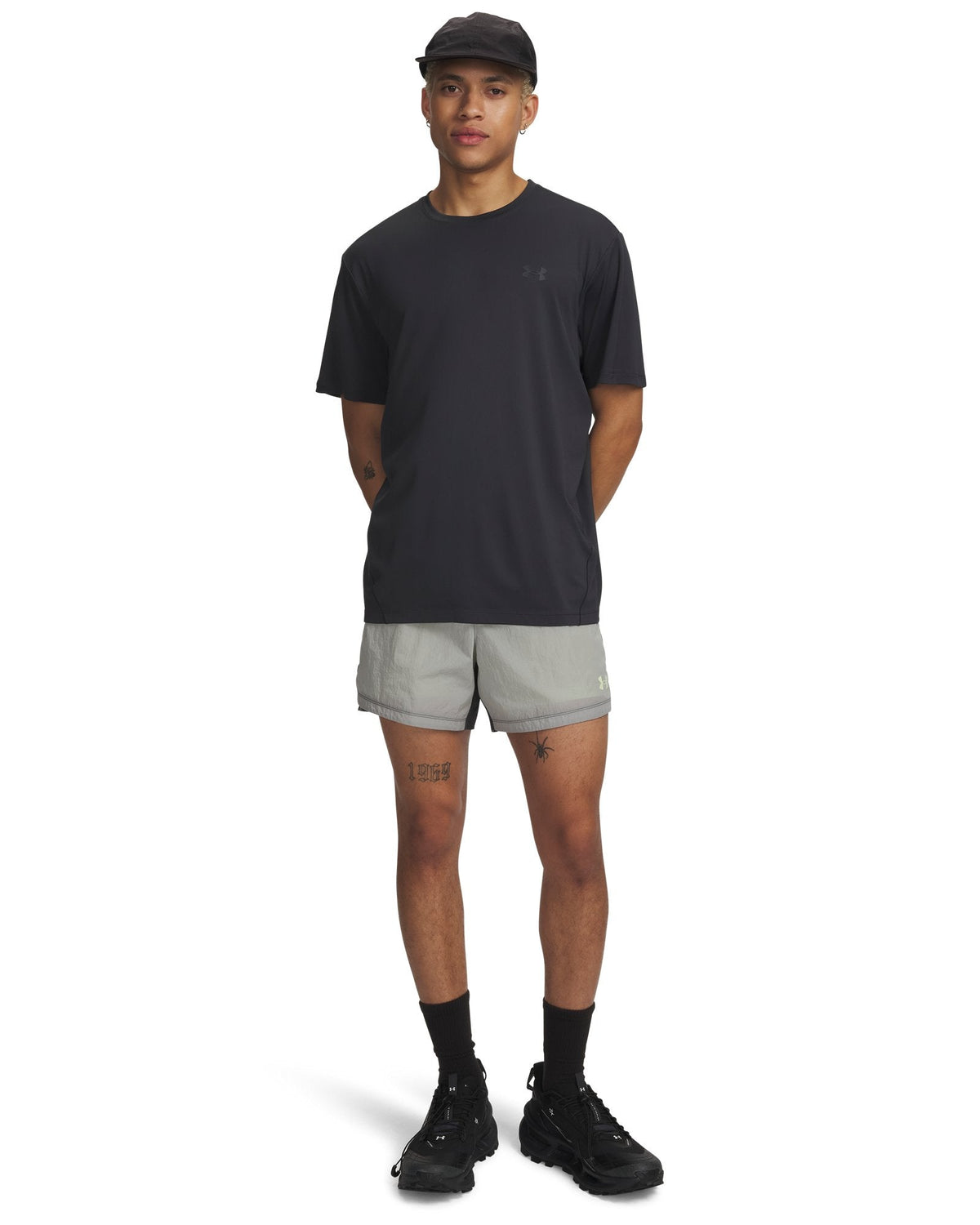 UA Trail Run Lined Men's 5" Shorts - Gray