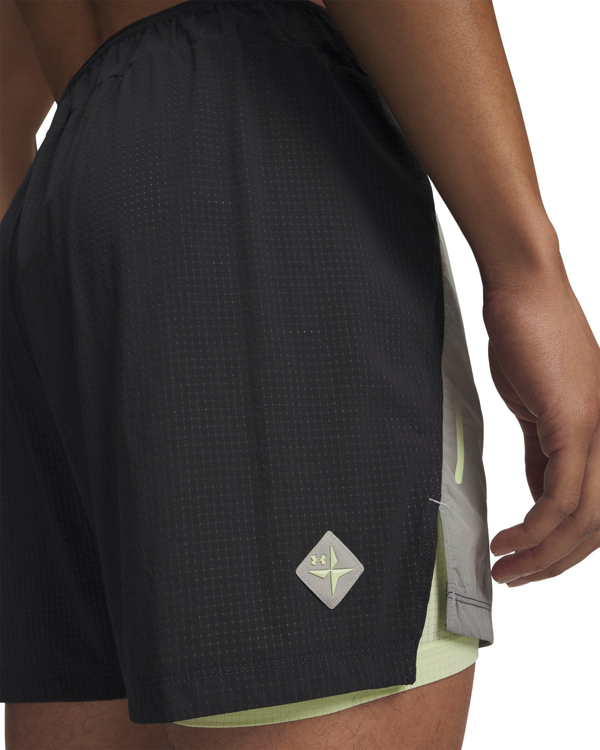 UA Trail Run Lined Men's 5" Shorts - Gray