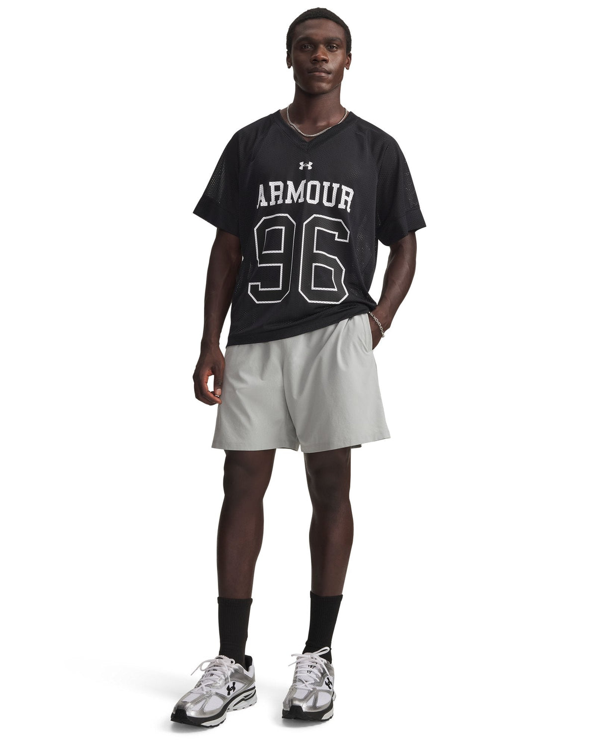 UA Meridian Woven Men's 7" Shorts - Gray