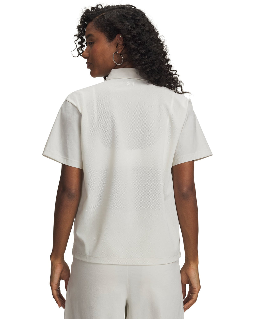 UA Unstoppable Women's Button Up Short Sleeve - White