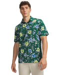 UA Matchplay Printed Men's Polo - Green