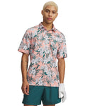 UA Matchplay Printed Men's Polo - Pink