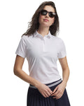UA ArmourDry Women's Short Sleeve Polo - White