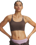 UA Seamless Cotton Low Women's Sports Bra - Brown