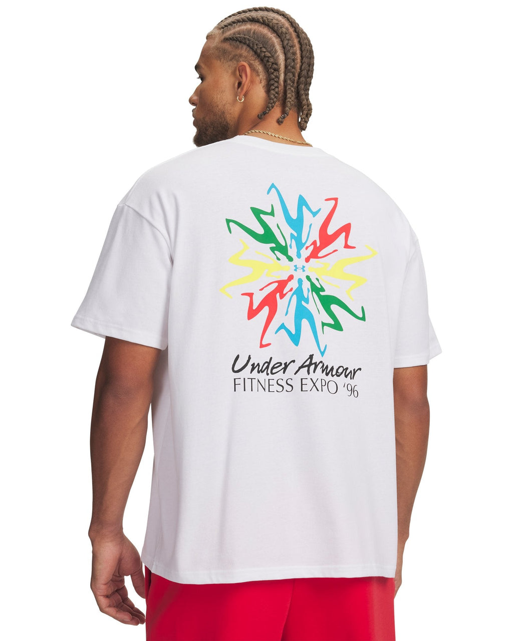 UA Heavyweight Fitness Expo Men's Short Sleeve - White