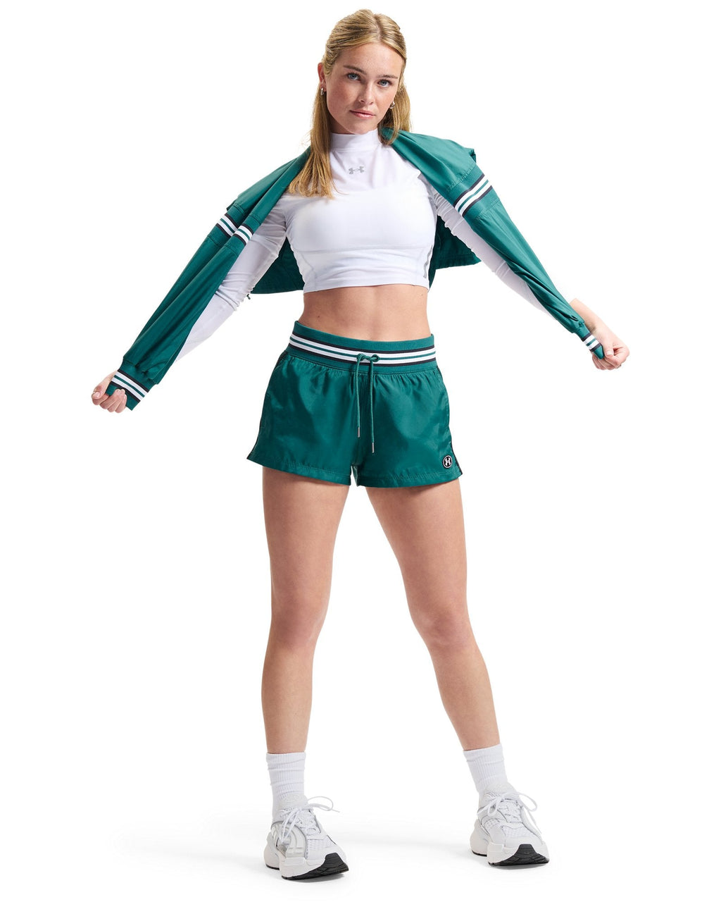 UA Icon Woven Heritage Women's Shorts - Green