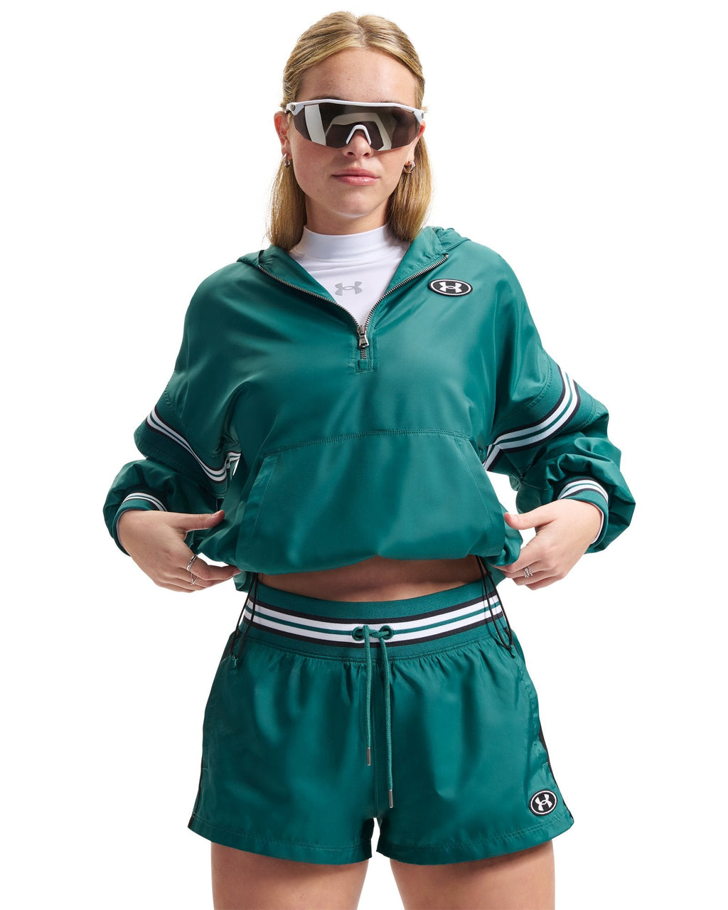 UA Icon Woven Heritage Women's Shorts - Green
