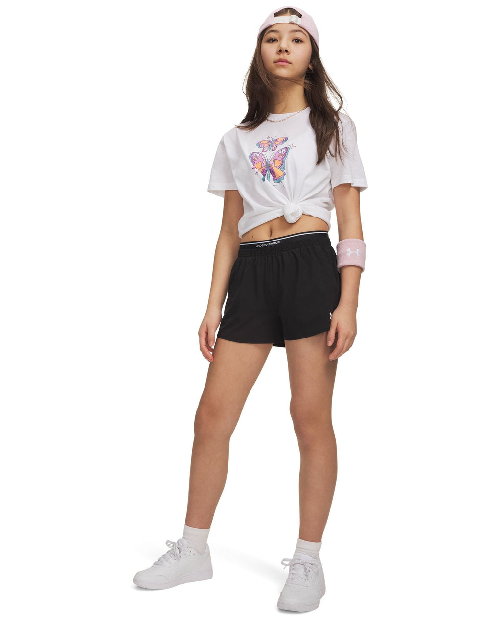 UA Vanish Woven Girls' Shorts - Black
