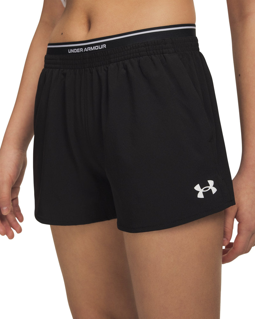UA Vanish Woven Girls' Shorts - Black