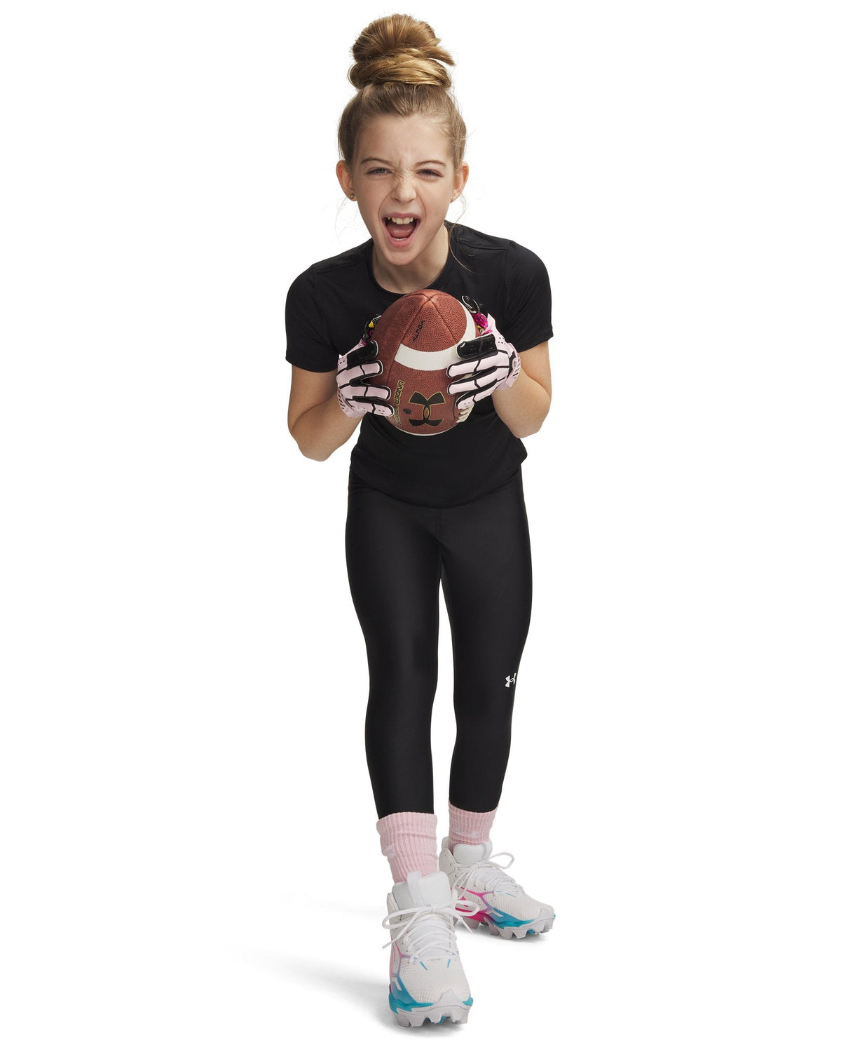 HeatGear® Girls' Leggings - Black
