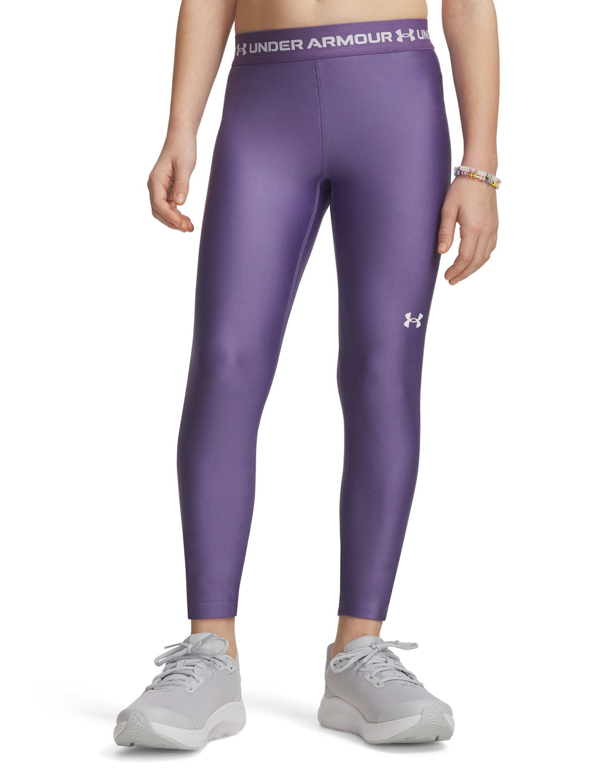 HeatGear® Girls' Leggings - Purple