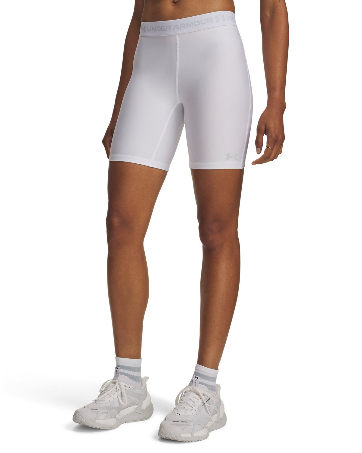 HeatGear® Women's 7" Shorts - White