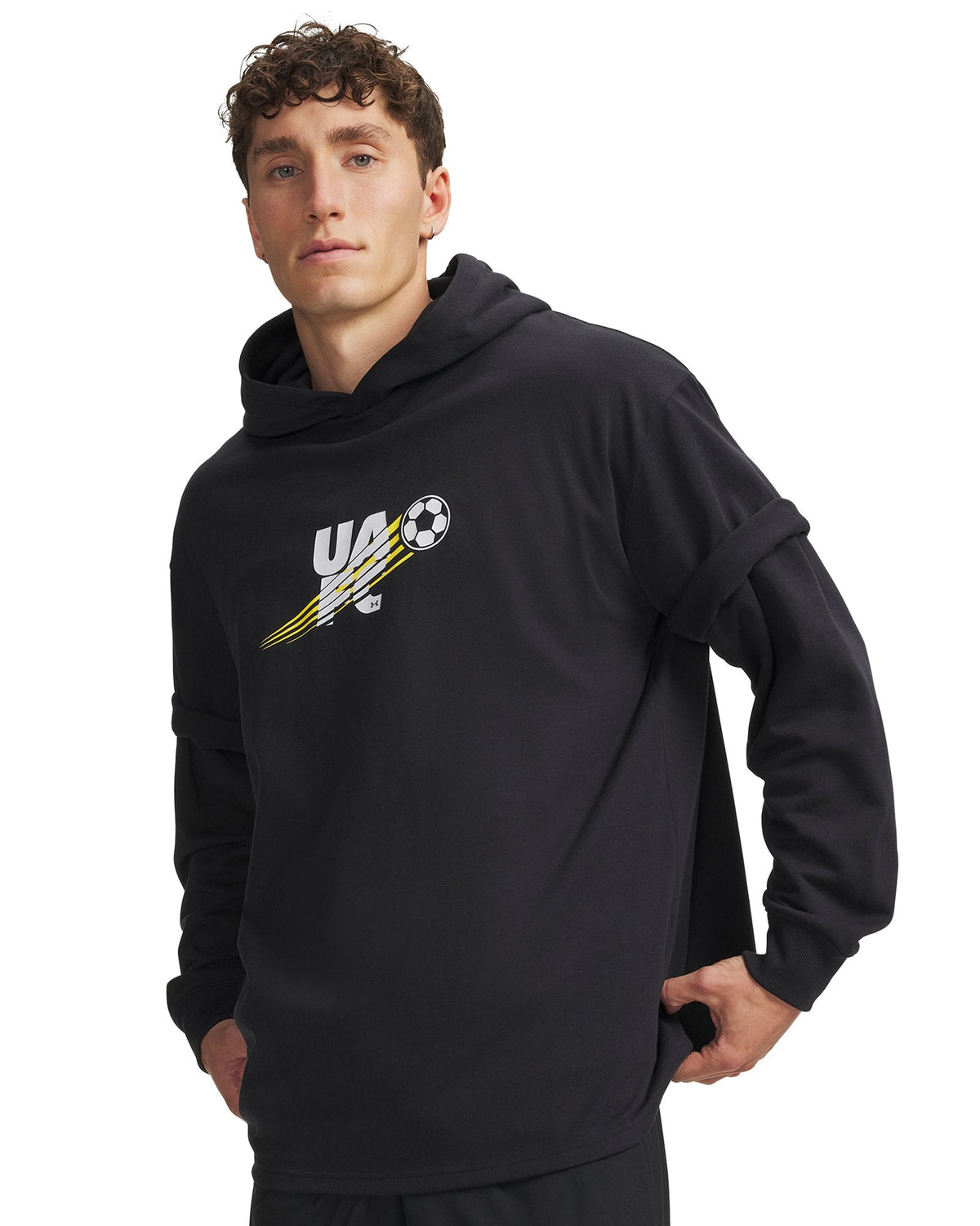 UA GFB Multi Color Men's Heavyweight Short Sleeve - Black