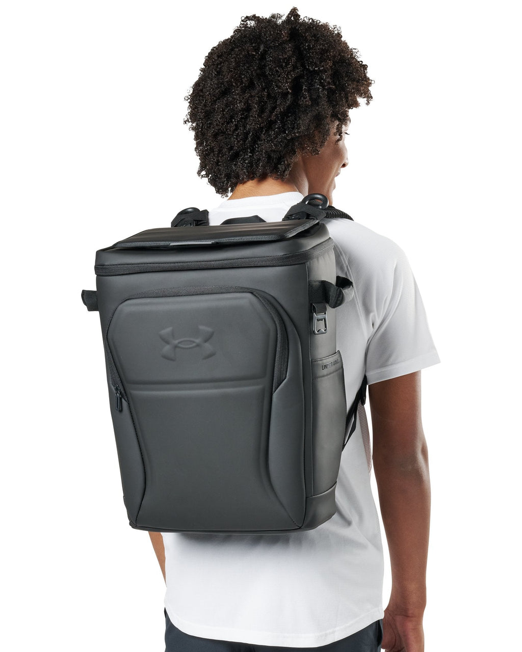 UA No Weigh 25-Can Backpack Cooler - Black
