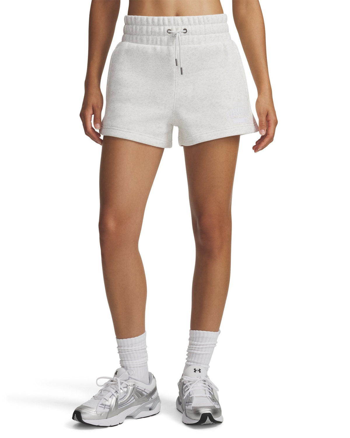 UA Icon Fleece Women's Shorts - Gray