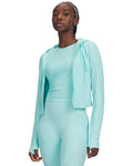 UA HB Jacquard Knit Women's Jacket - Blue