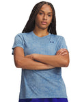 UA Tech™ Pixelate Women's Short Sleeve - Blue