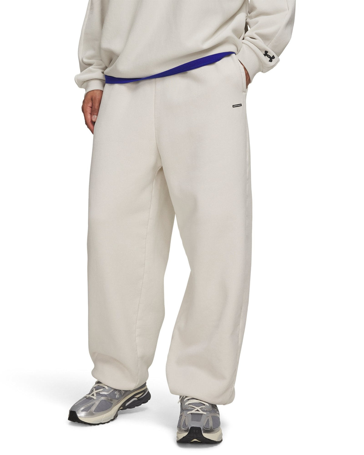 UA Icon Heavyweight Fleece Washed Men's Pants - White