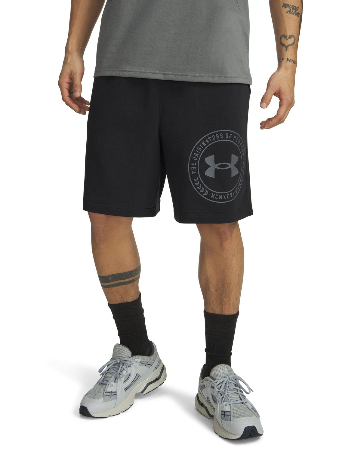 UA Rival Lightweight Graphic Men's Shorts - Black